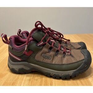 Keen Targhee III Low Weiss/Boysenberry‎ Women's Comfort Hiking Shoes - US 6.5